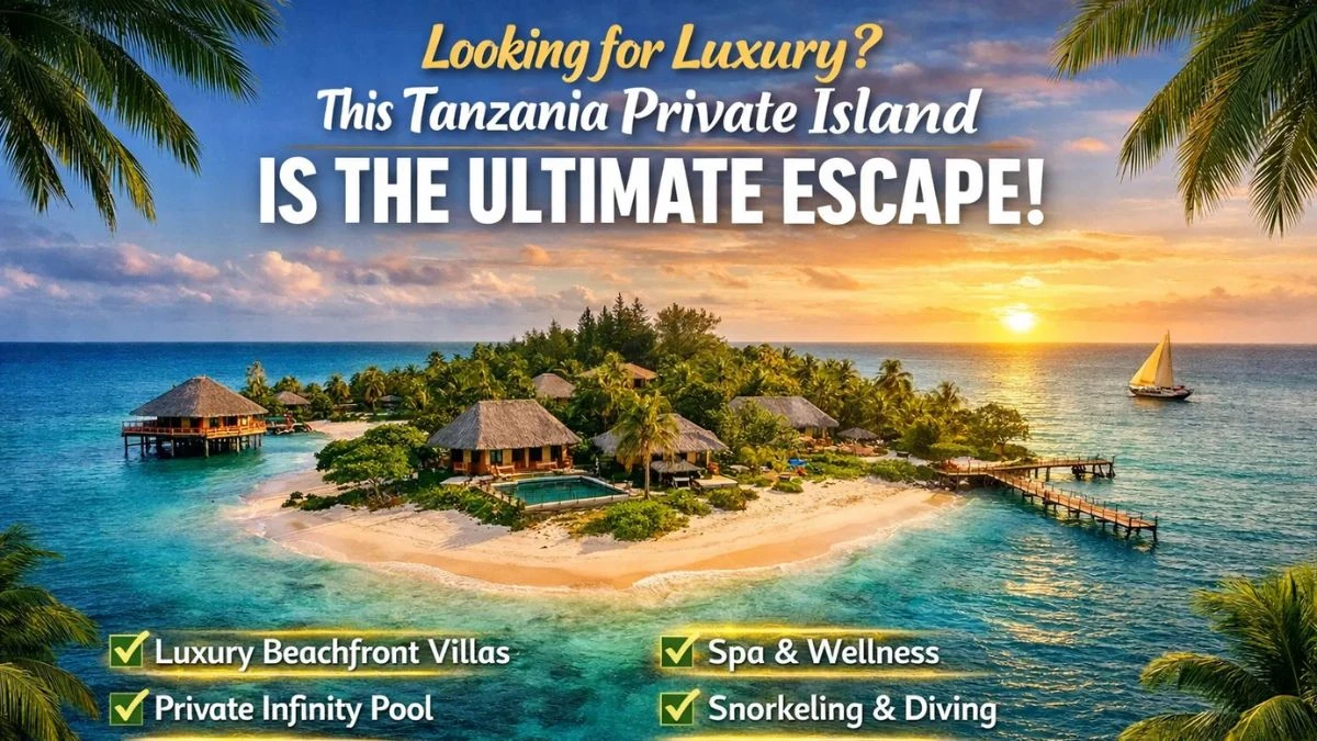 🌴 Looking for Luxury? This Tanzania Private Island Is the Ultimate Escape!