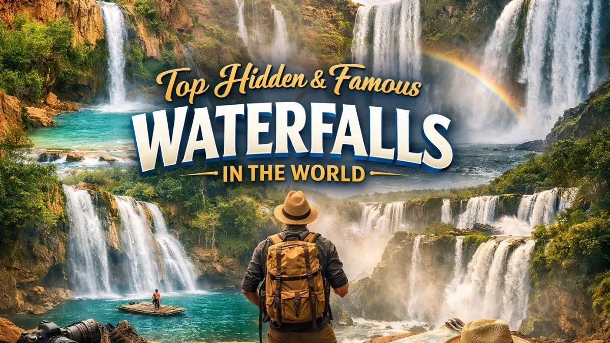 Top Hidden & Famous Waterfalls in the World 🌍